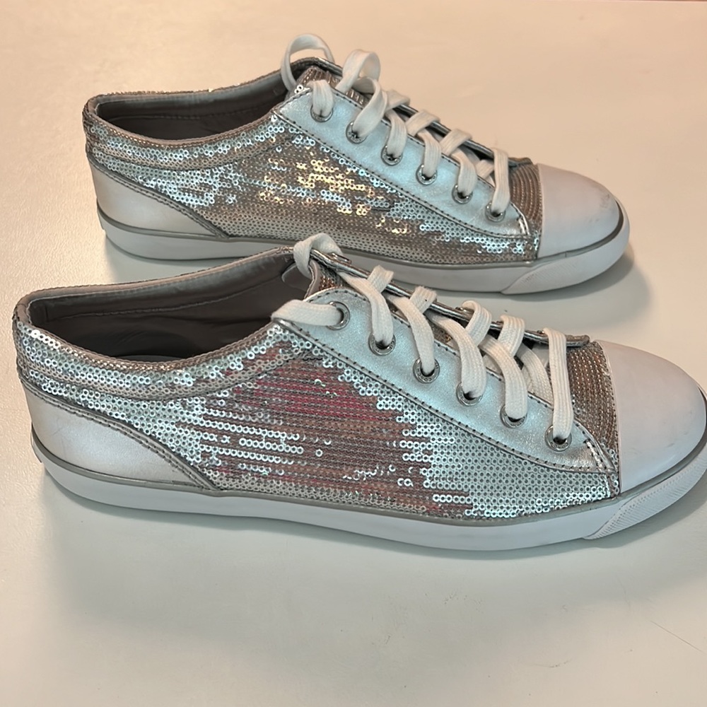 Coach Silver Sequins Sneaker